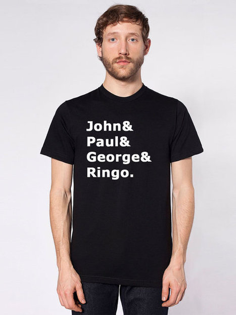 BEATLES John Paul George Ringo T-Shirt | The Beatles | Scoop.it